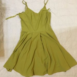 Green party dress
